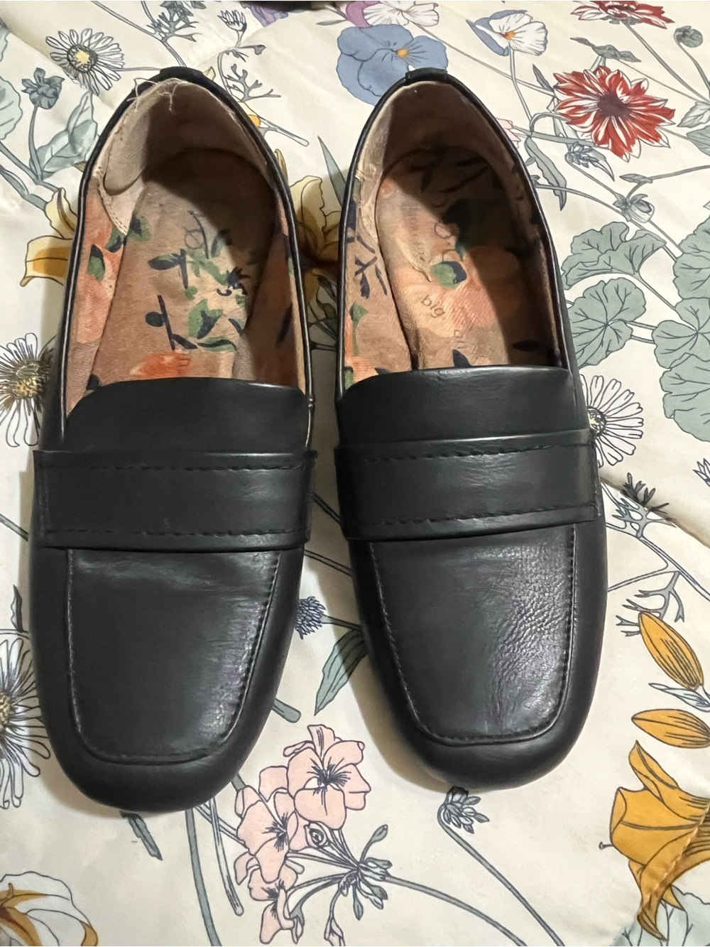 BOC Women’s Classic Black Leather Loafers